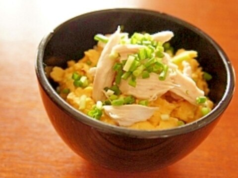 親子丼より簡単！！ささみの卵丼